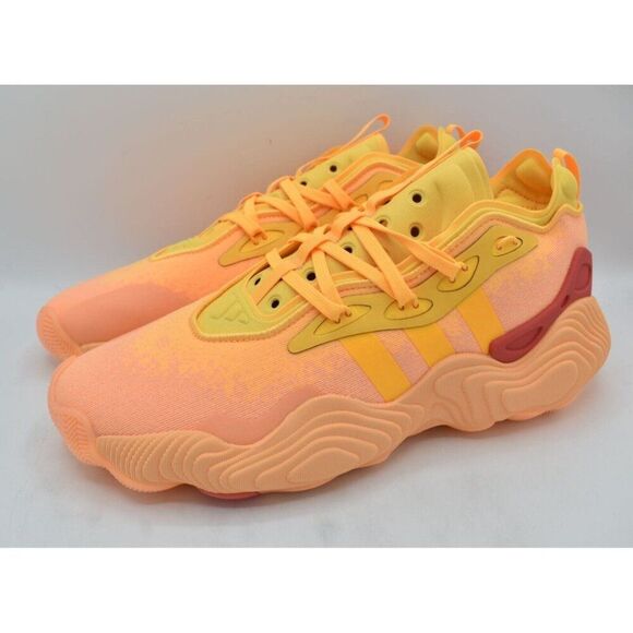 Adidas Mens Size 11 Trae Young 3 Acid Orange Spark Basketball Shoes Sneakers - Picture 1 of 10